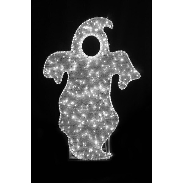 Queens Of Christmas 5 ft. LED Photo Ghost Motif - WL-MTNF-HWN-PO-GHOST