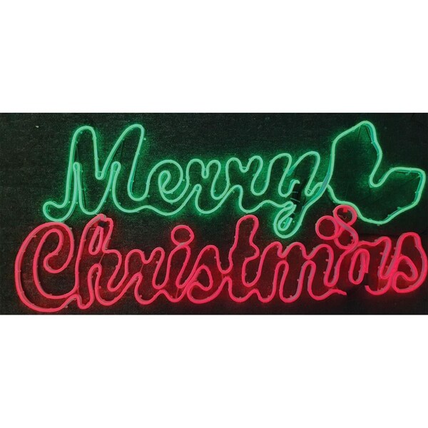 Ss Collectibles 36 in. Light Glow Merry Christmas Sign - SS3587230