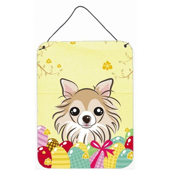 Carolines Treasures Chihuahua Easter Egg Hunt Wall or Door Hanging Prints - BB1933DS1216