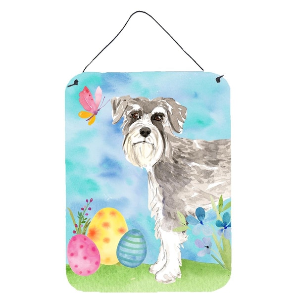 Carolines Treasures Easter Eggs Schnauzer No.1 Wall or Door Hanging Prints - CK1903DS1216