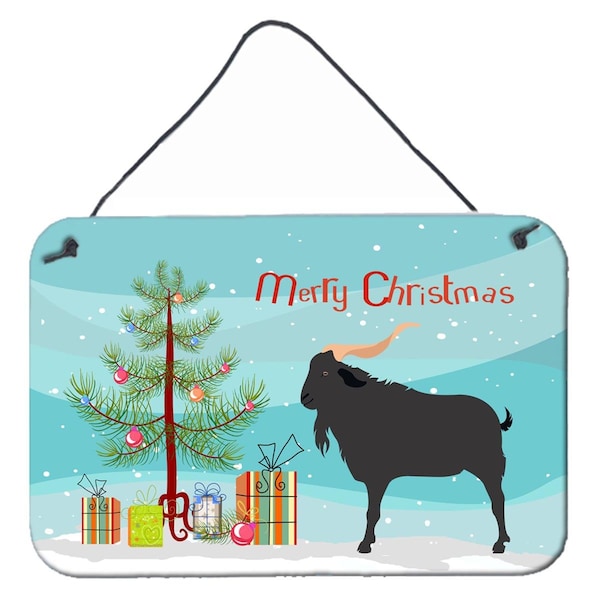 Carolines Treasures Verata Goat Christmas Wall or Door Hanging Prints - BB9249DS812