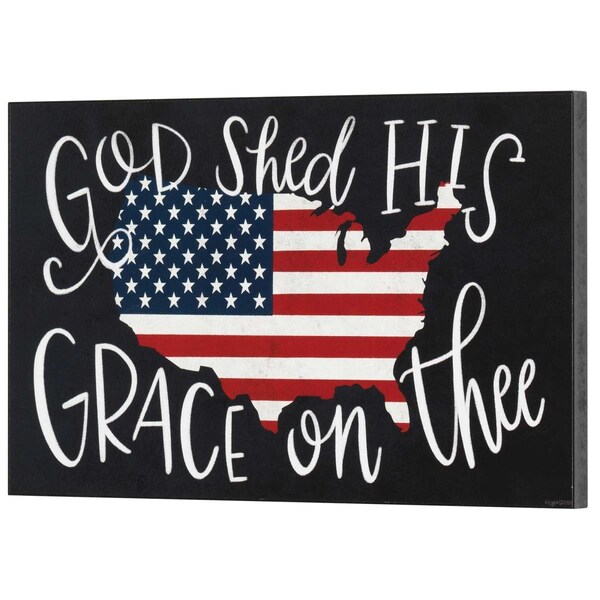Dicksons Unisex God Shed His Grace On Thee Wall Plaque, Multi Color - One Size - PLK149-941