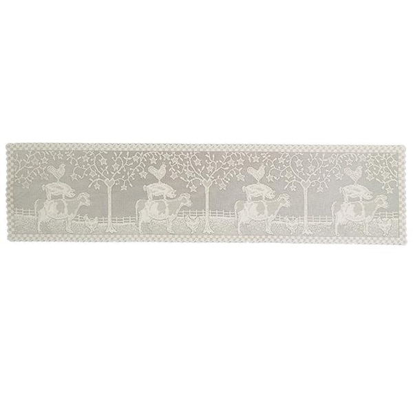 Heritage Lace Heritage Lace FH-1460NA 14 x 60 in. Farmhouse Table Runner; Natural - FH-1460NA