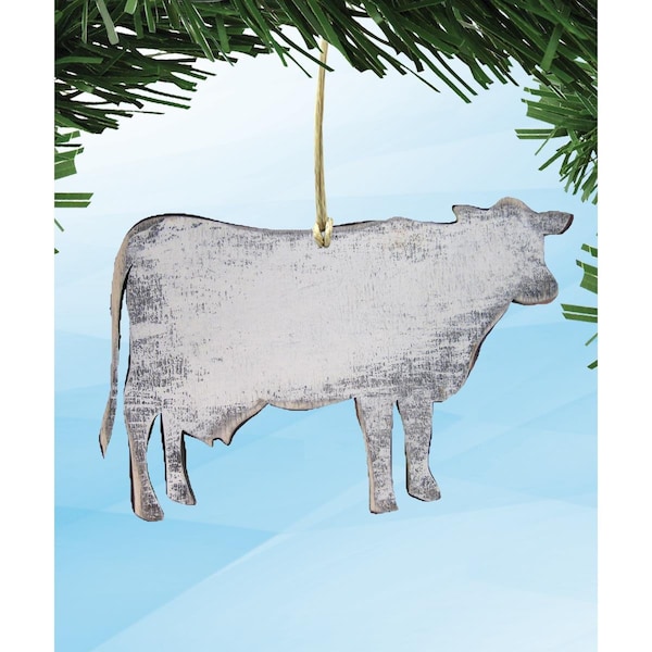 Instrumento Cow Wooden Ornament - IN2959950
