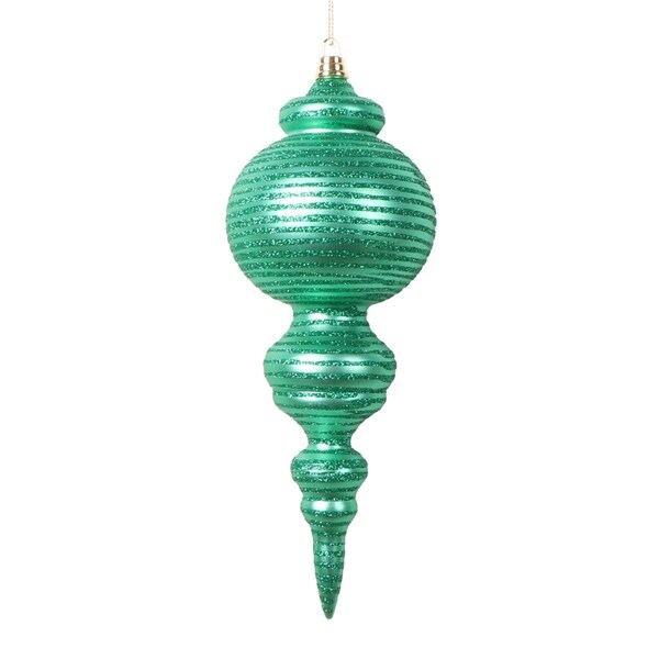 Vickerman 10 in. Matte Cone Ornament, Seafoam Green - 2 per Bag - MT224544