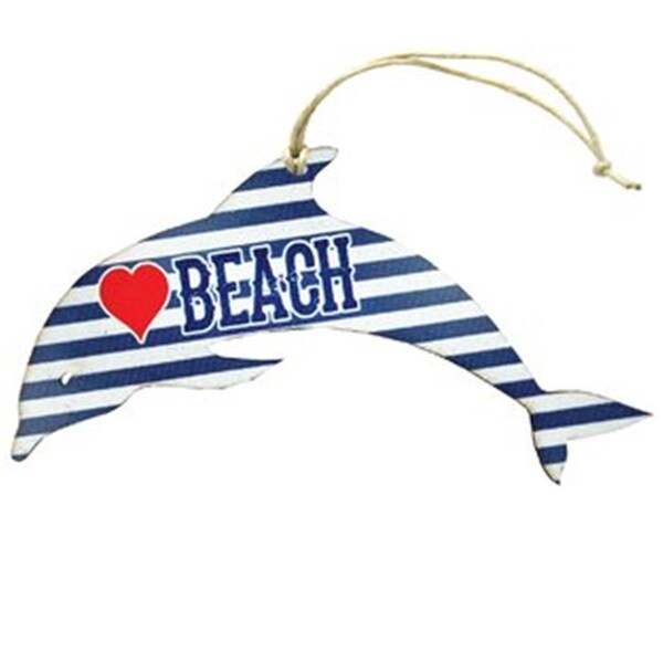 Designocracy Dolphin Wooden Ornament - 99529O