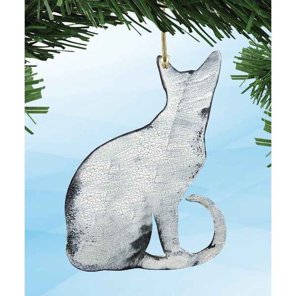 Instrumento Cat Wooden Ornament - IN1763642