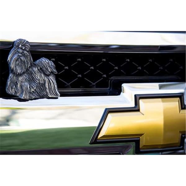 Araba Vector Shih Tzu Antique Pewter Ornament, 3.5 x 3.375 in. - AR155026