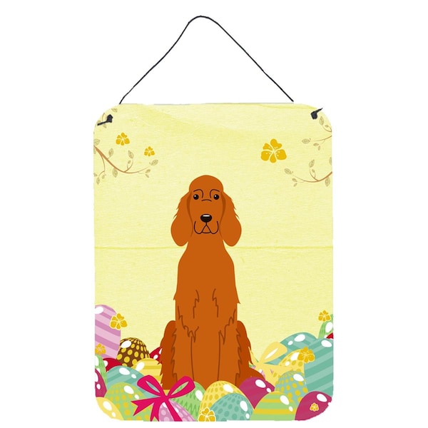 Carolines Treasures Easter Eggs Irish Setter Wall or Door Hanging Prints - BB6064DS1216