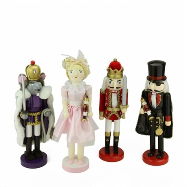 Coolcollectibles Decorative Wooden Nutcracker Suite Ballet Christmas Decorations - CO72603