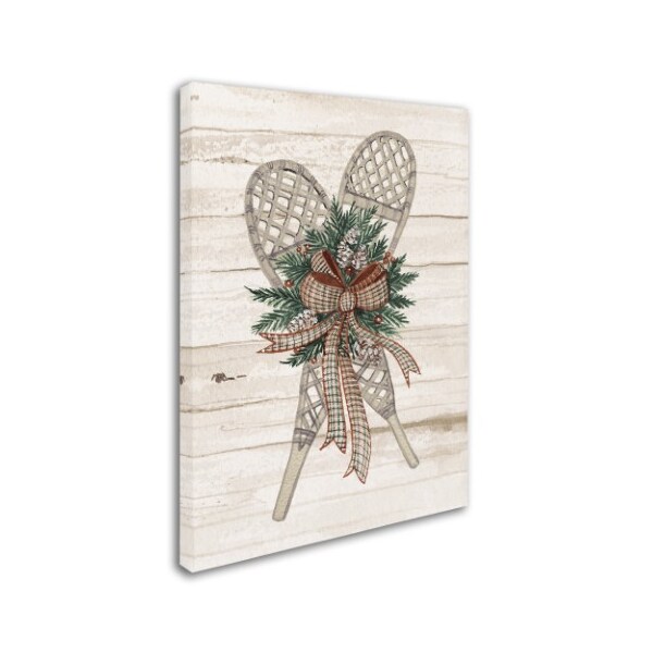 Trademark Fine Art Kathleen Parr McKenna 'Holiday Sports on Wood III Luxe' Canvas Art, 35x47 - WAP02385-C3547GG