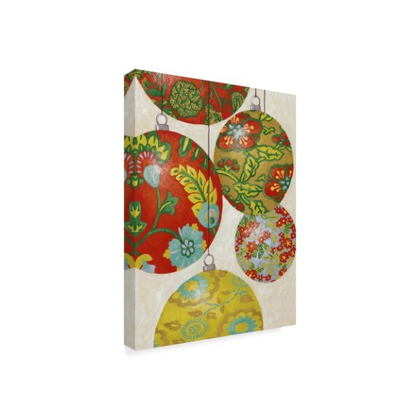 Trademark Fine Art Chariklia Zarris 'Christmas Cheer Ornaments Ii' Canvas Art, 14x19 - WAG01542-C1419GG