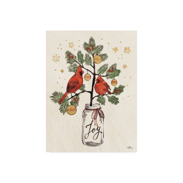 Trademark Fine Art Janelle Penner 'Christmas Lovebirds Xiv' Canvas Art, 14x19 - WAP10181-C1419GG