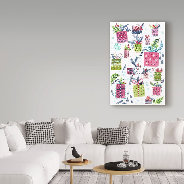 Trademark Fine Art Irina Trzaskos Studio 'Christmas Gifts' Canvas Art, 30x47 - ALI21165-C3047GG