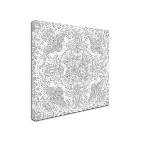 Trademark Fine Art Hello Angel 'Christmas Angels' Canvas Art, 14x14 - ALI2866-C1414GG