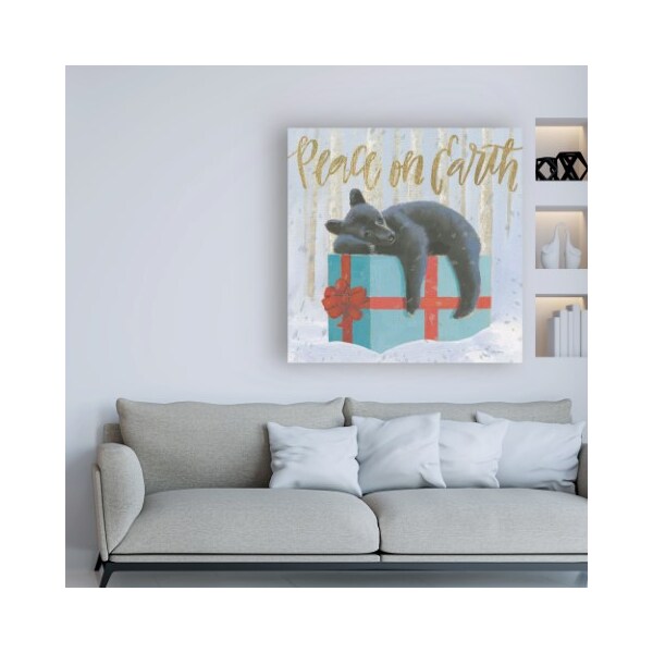 Trademark Fine Art Emily Adams 'Christmas Critters Bright II' Canvas Art, 18x18 - WAP11587-C1818GG