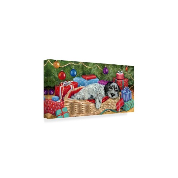 Trademark Fine Art Janet Pidoux 'The Night Before Christmas' Canvas Art, 16x32 - ALI36513-C1632GG