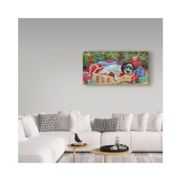 Trademark Fine Art Janet Pidoux 'The Night Before Christmas' Canvas Art, 16x32 - ALI36513-C1632GG
