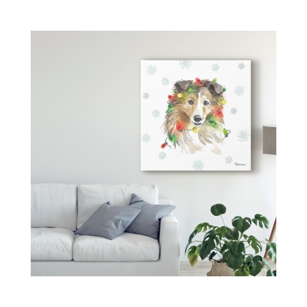 Trademark Fine Art Beth Grove 'Holiday Paws Ix' Canvas Art, 18x18 - WAP09385-C1818GG