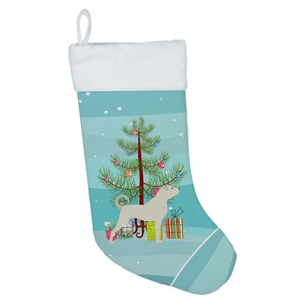 Carolines Treasures Carolines Treasures BB2995CS Anatolian Shepherd Merry Christmas Tree Christmas Stocking - BB2995CS