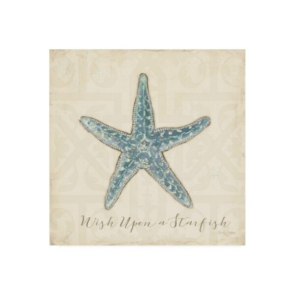 Trademark Fine Art Emily Adams 'Beach Treasures II Christmas' Canvas Art, 14x14 - WAP11446-C1414GG