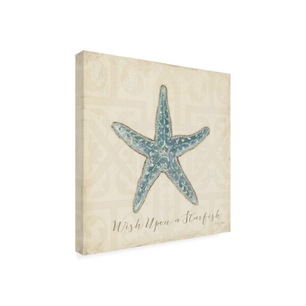 Trademark Fine Art Emily Adams 'Beach Treasures II Christmas' Canvas Art, 14x14 - WAP11446-C1414GG