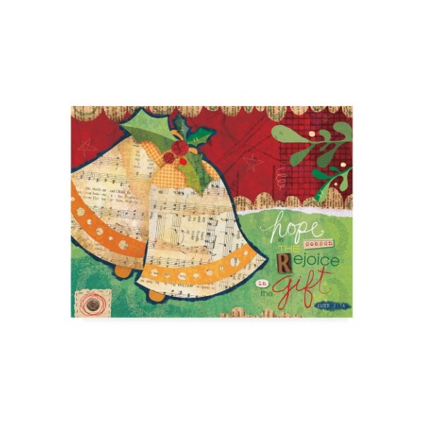 Trademark Fine Art Holli Conger 'Christmas Collage 4' Canvas Art, 24x32 - ALI47230-C2432GG
