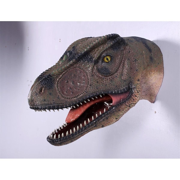 Queens Of Christmas Allosaurus Head with Mouth Open - DINO-ALLO-HD-MO