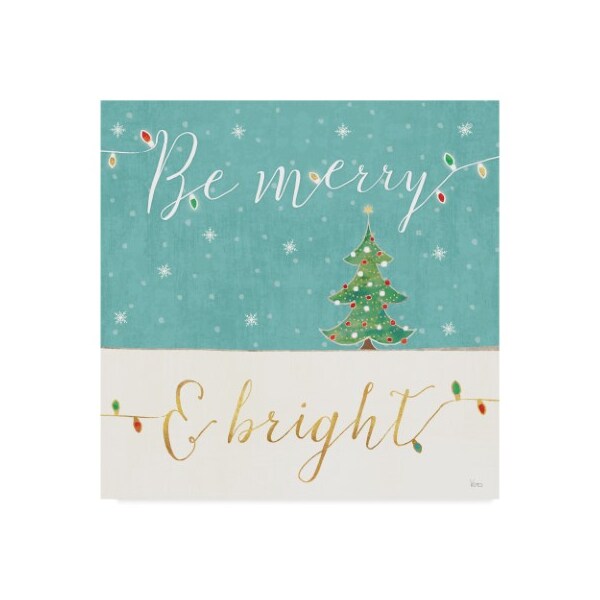 Trademark Fine Art Veronique Charron 'Underlined Christmas II' Canvas Art, 24x24 - WAP03138-C2424GG