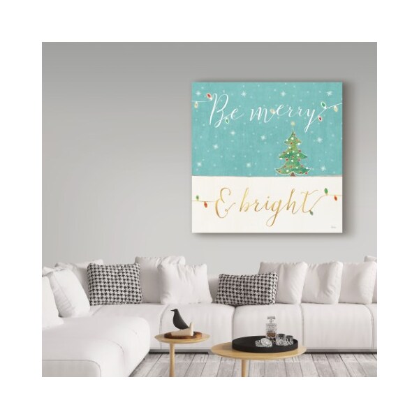 Trademark Fine Art Veronique Charron 'Underlined Christmas II' Canvas Art, 24x24 - WAP03138-C2424GG
