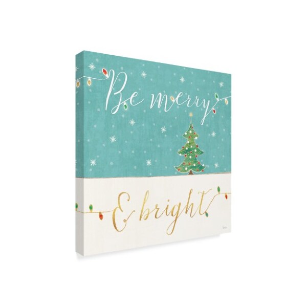 Trademark Fine Art Veronique Charron 'Underlined Christmas II' Canvas Art, 24x24 - WAP03138-C2424GG