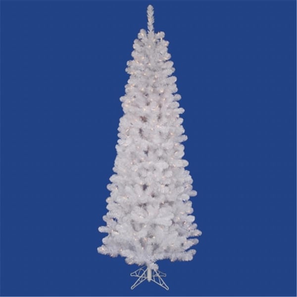 Vickerman 7.5 ft. x 36 in. White Salem Pencil DuraL 350C - A103276