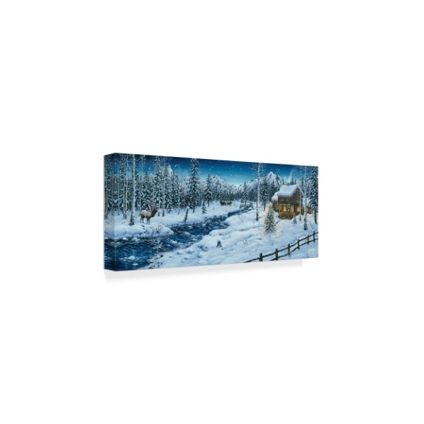 Trademark Fine Art Jeff Tift 'Mountain Holiday' Canvas Art, 20x47 - ALI30167-C2047GG