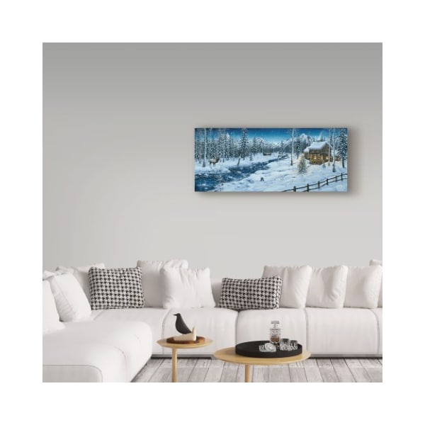 Trademark Fine Art Jeff Tift 'Mountain Holiday' Canvas Art, 20x47 - ALI30167-C2047GG