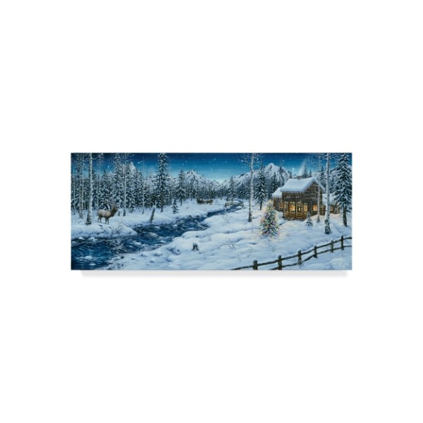 Trademark Fine Art Jeff Tift 'Mountain Holiday' Canvas Art, 20x47 - ALI30167-C2047GG