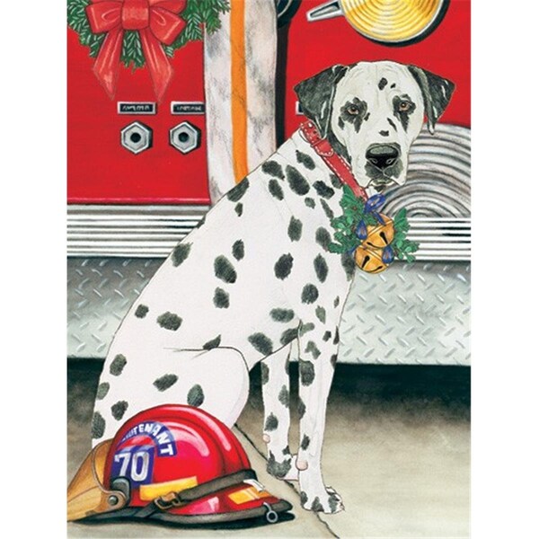 Pipsqueak Productions Dalmatians Firedog Christmas Boxed Cards -10PK - PI392931