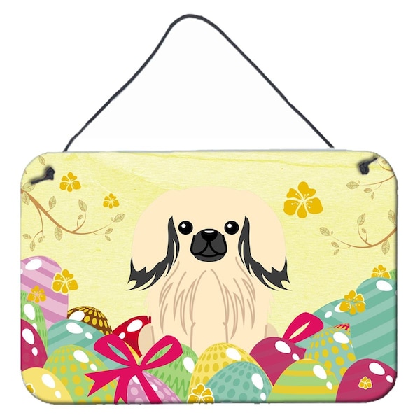 Carolines Treasures Easter Eggs Pekingnese Cream Wall or Door Hanging Prints - BB6106DS812