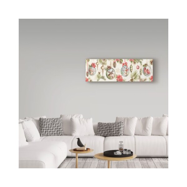 Trademark Fine Art Lisa Audit 'Woodland Holiday VI' Canvas Art, 6x19 - WAP03318-C619GG