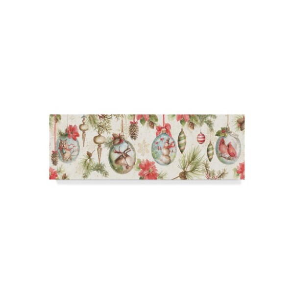 Trademark Fine Art Lisa Audit 'Woodland Holiday VI' Canvas Art, 6x19 - WAP03318-C619GG