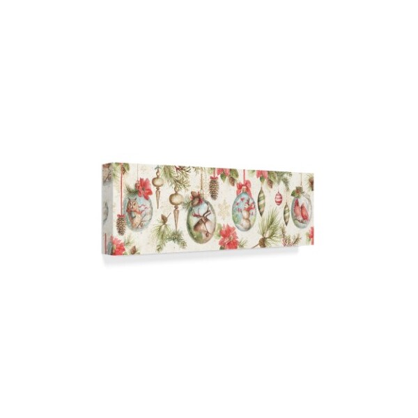 Trademark Fine Art Lisa Audit 'Woodland Holiday VI' Canvas Art, 6x19 - WAP03318-C619GG