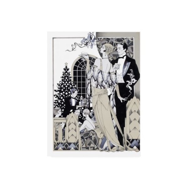 Trademark Fine Art David Chestnutt 'Deco Christmas' Canvas Art, 35x47 - ALI46706-C3547GG