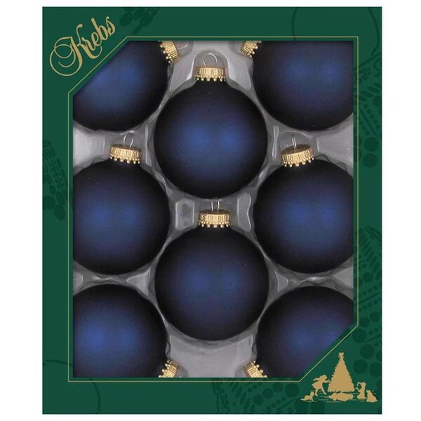 Christmas By Krebs Christmas By Krebs Midnight Haze Ball Ornaments 2-5/8 in. - CBK83302