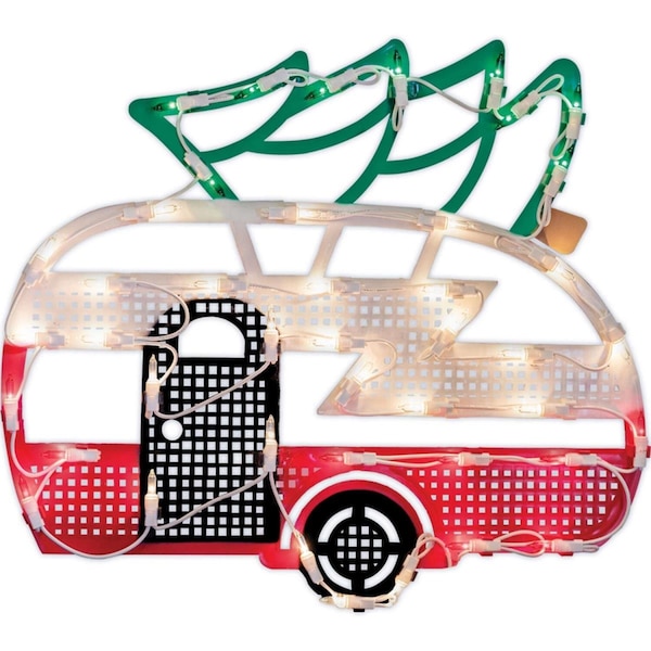 Hohoho Wildwood Silhte Camper Christmas Decor Light - HO3304383