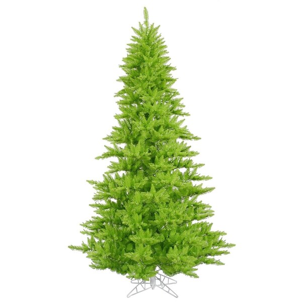 Vickerman 4.5 ft. x 34 in. Unlit Lime Fir Artificial Christmas Tree with 525 Tip Count - K162645