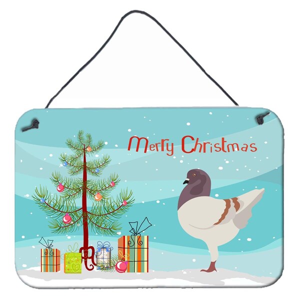 Carolines Treasures German Modena Pigeon Christmas Wall or Door Hanging Prints - BB9316DS812