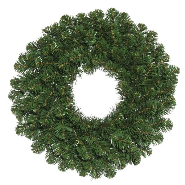 Vickerman 72 in. Oregon Fir Artificial Christmas Wreath Unlit with 900 Tip Count - C164672