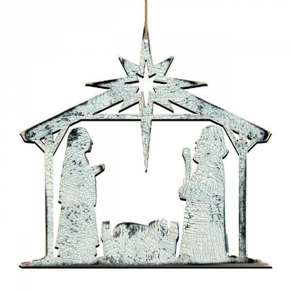 Instrumento Nativity Holy Night Wooden Ornament - IN1770823