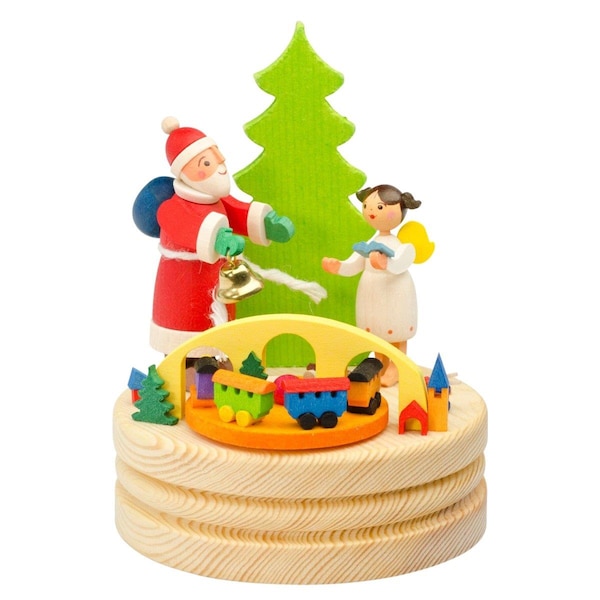 Alexander Taron Graupner Music Box Santa and Angel - 134