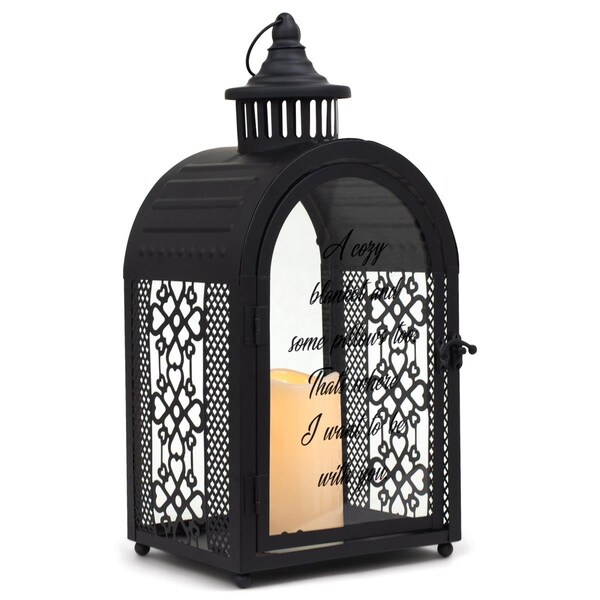 Dicksons Unisex Cozy Blanket & Some Large Lantern Black - One Size - LTN228LMB