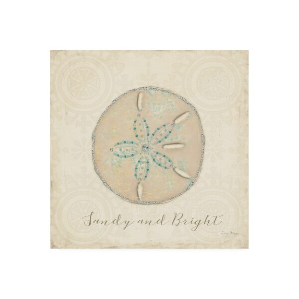 Trademark Fine Art Emily Adams 'Beach Treasures IV Christmas' Canvas Art, 18x18 - WAP11448-C1818GG